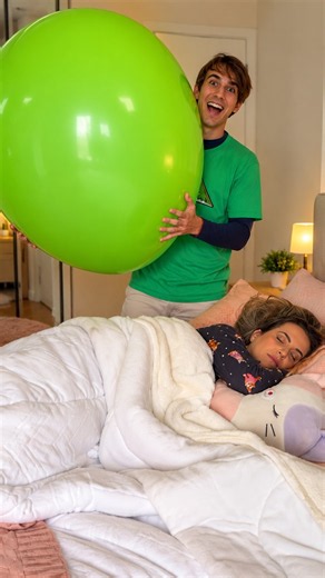 Will a balloon wake her up?