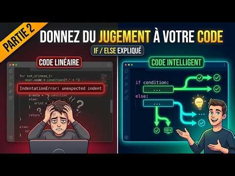 [Partie 2] Apprendre Python : Les Conditions (if, elif, else) & Projet Jeu Vidéo