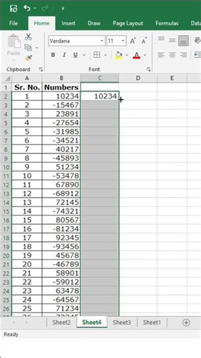Convert all numbers into postive or negative in MS Excel #excel #msexcel #msoffice #exceltutorial