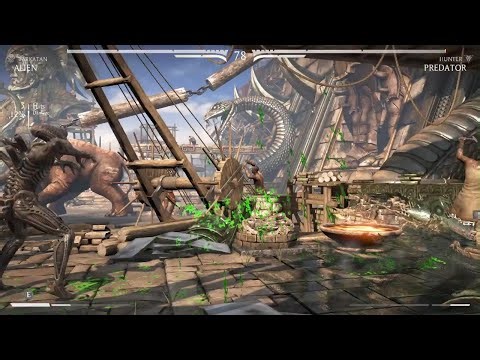 Mortal Kombat X_Alien/Tarkatan VS Predator/Hunter