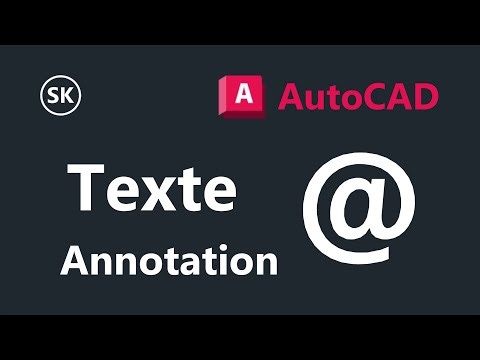 AutoCAD : Texte & Symbole | Annotation