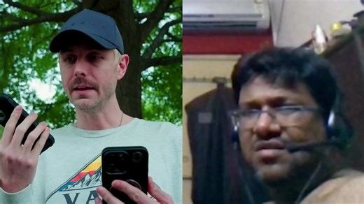 Watch What Happens When a Scammer Hears His REAL Name on the Victim’s Phone