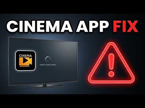 Cinema App on Firestick Not Working (Fix It Fast)