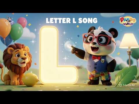 L Song for Kids | Learn Letter L with Pandoo 🐼🎵