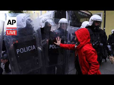 LIVE: Anti-government protests in Albania