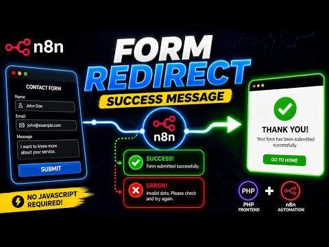Redirect & Show Custom Message after Form Submit (n8n + PHP)