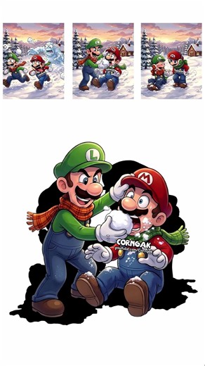 The Super Mario Galaxy Movie Luigi Mario Puzzle Game #thesupermario #shorts