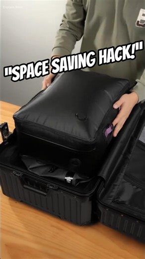 Vacuum Bag Packing Trick 🎒⚙️