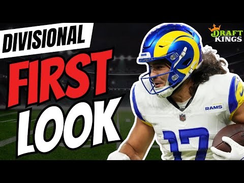 NFL Divisional Round DraftKings First Look Lineup | NFL DFS Picks