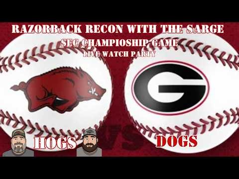 SEC Tourney⚾Finals⚾ Arkansas vs Georgia Live Watch Party #sec #secbaseball #arkansasrazorbacks