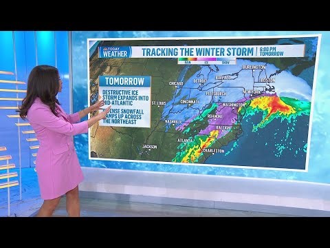 Massive Winter Storm Ramps up Bringing Heavy Snow and Ice