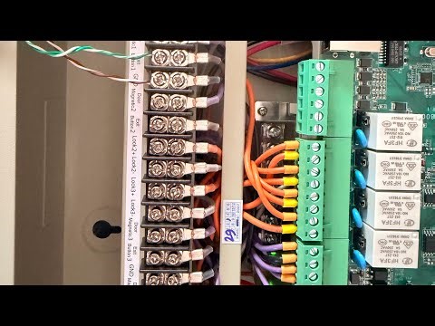 How to install Access control HIKVISION 