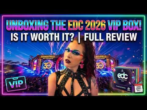 UNBOXING EDC Las Vegas 2026 VIP Box! (30th Anniversary Edition) 🌈✨