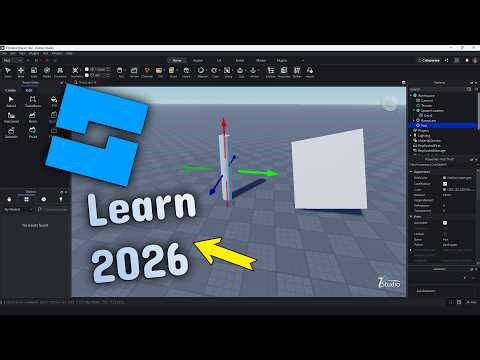 Roblox Studio Basics - Roblox Beginners Scripting Tutorial #1 | 2026 #roblox #robloxstudio #lua