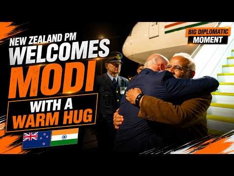 LIVE: PM Modi arrives in Auckland International Airport, New Zealand | Christopher Luxon | India