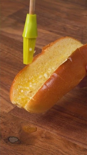 50 Garlic Clove Cheese-Crusted Hot Dog