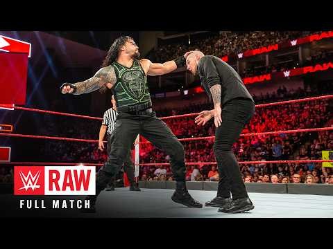 FULL MATCH: Roman Reigns vs. Baron Corbin: Raw, Aug. 6, 2018