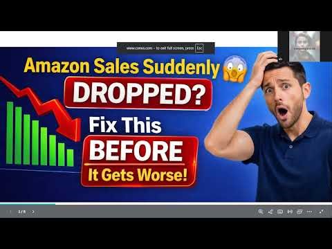 Amazon Sales Suddenly Dropped? 😳 Fix This BEFORE It Gets Worse!