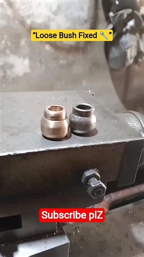 Repaired a washing machine rotor by replcing the loose bush Made a new bush and fitted it perfectly