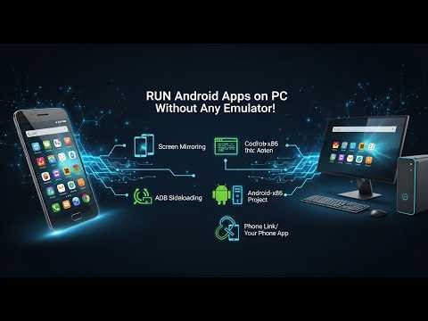 How to RUN Android Apps on PC Without Any Emulator!