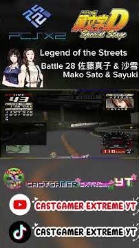 Initial D Special Stage - Battle (28/34) I Gameplay PS2/PCSX2 2.6.3