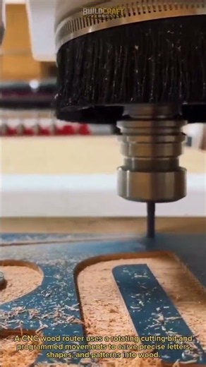 How CNC Routers Carve Wood with Precision! #CNC #Woodworking #Tools