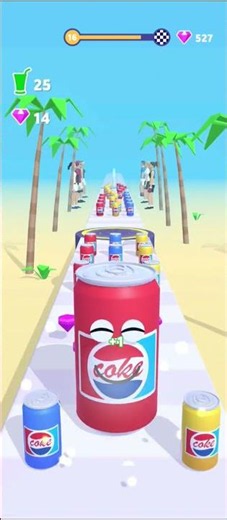 red 7up vs yellow 7up vs blue 7up 7up 🍷 || Juice Run 3d level 16 #shorts