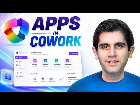 Microsoft Copilot Cowork Can Now Build REAL Apps | Apps in Cowork