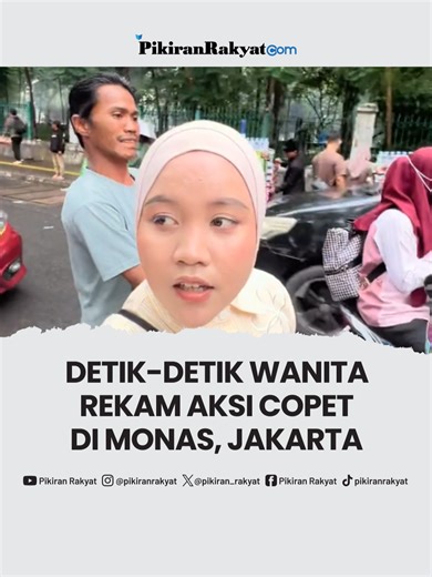 Momen Copet Terekam Jelas di Monas Jakarta