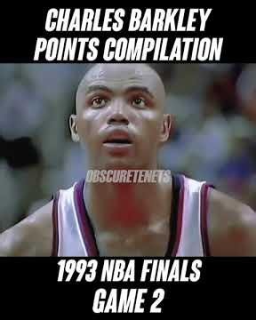 Charles Barkley Points Compilation-1993 NBA Finals #shortsfeed #charlesbarkley #nba