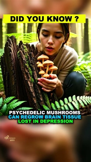 Psychedelic Mushrooms May Regrow Brain Tissue Lost in Depression | Shocking Neuroscience Discovery