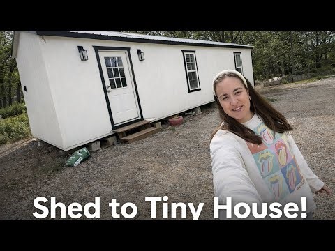 From Shed to Tiny House… You Won’t Believe This Transformation