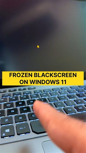 Your PC has a black screen, is frozen, or your desktop icons have disappeared? Try this! #pctips