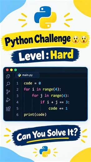 Python Nested Loop Trick Learn python | python basics | coding #python #pythonquiz