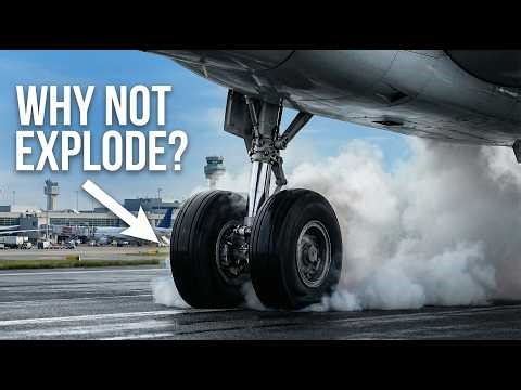 Why Don't Airplane Tires Explode on Landing?