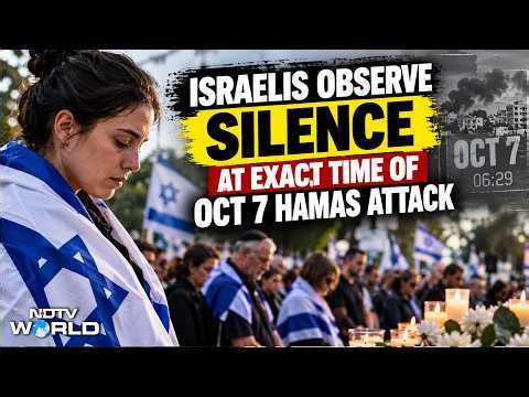 Hamas Attack | Israelis Observe Silence At Exact Time Of October 7 Hamas Attack 3 Years On