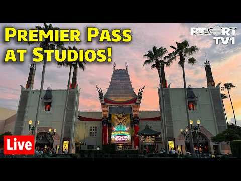 🔴Live: Riding Every Ride at Hollywood Studios with Premier Pass - Walt Disney World Live Stream