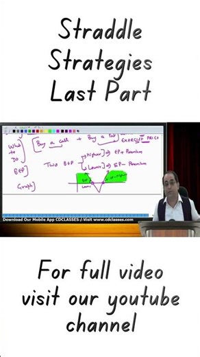 Straddle Strategy Explained Last Part 🔥 | Profit in Any Market? | CMA Final SFM | CMA Chander Dureja