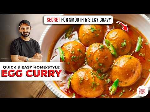 BEST EGG CURRY RECIPE | Quick & Easy Home-Style Gravy | अंडा करी बनाने का आसान तरीका | Sanjyot Keer