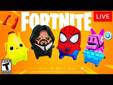 *NEW* FORTNITE UPDATE OUT RIGHT NOW!! SPIDER-MAN EVENT, NEW SPRITES & SIMPSONS MAP! (Fortnite LIVE)