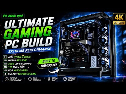 ASUS ROG DREAM GAMING PC BUILD 2026🔥RYZEN 9 9900X + ROG RTX 5080 ASTRAL |ASUS ROG Hyperion GR801