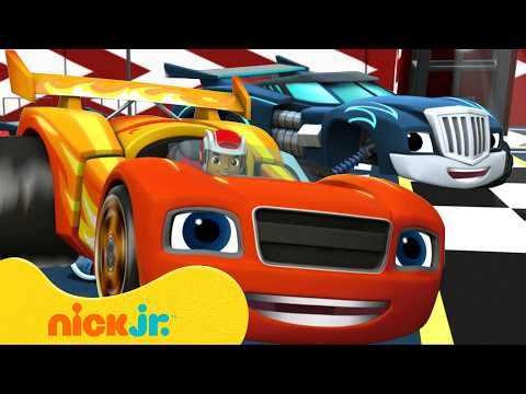 Blaze | ¡Los Sustos Más Grandes de Blaze en la Línea de Meta! 🏁 | 3 HORAS | Nick Jr. en Español