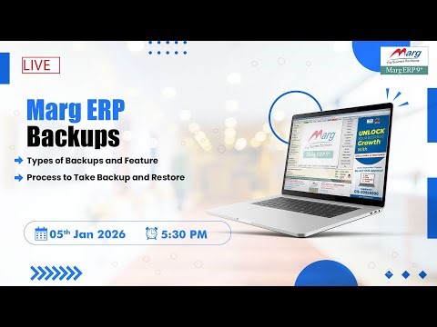 Marg ERP Backups | Types of Backups & Restore Process Explained