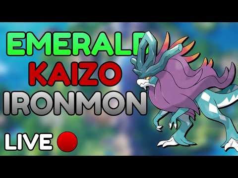 Continuing My First Ever EMERALD KAIZO IRONMON | Live