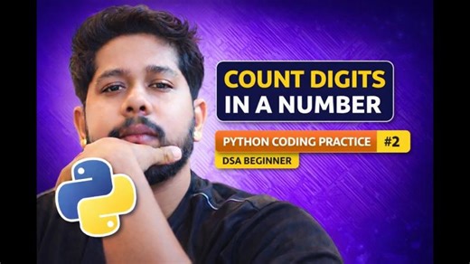 Counting Digits in Python with DSA | Rishav Sinha posted on the topic | LinkedIn