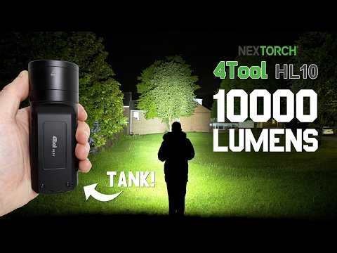 NEXTORCH 4Tool HL10 - 10000 lumens Tactical Flashlight