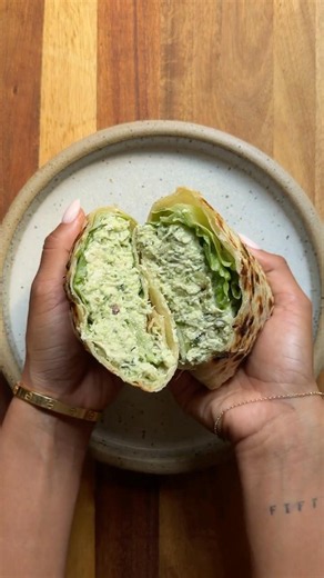 Green Goddess Chicken Wrap 🌯