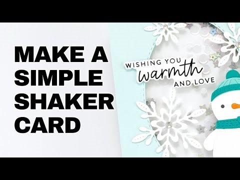 Make A Simple Shaker Card