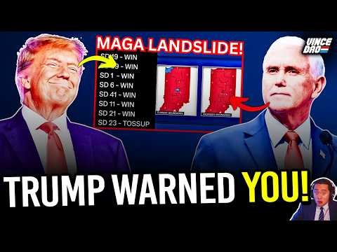 Trump Hating RINOS LOSE ELECTION in LANDSLIDE SWEEP as Indiana GOP Gets FAFO for Not Redistricting!!