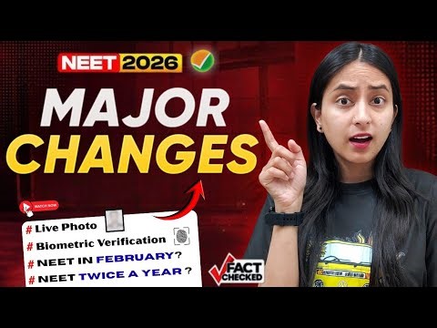 NEET 2026 Major Changes🤯 | NTA Latest Update💥 #neet #neet2026 #update #news #exam #yt